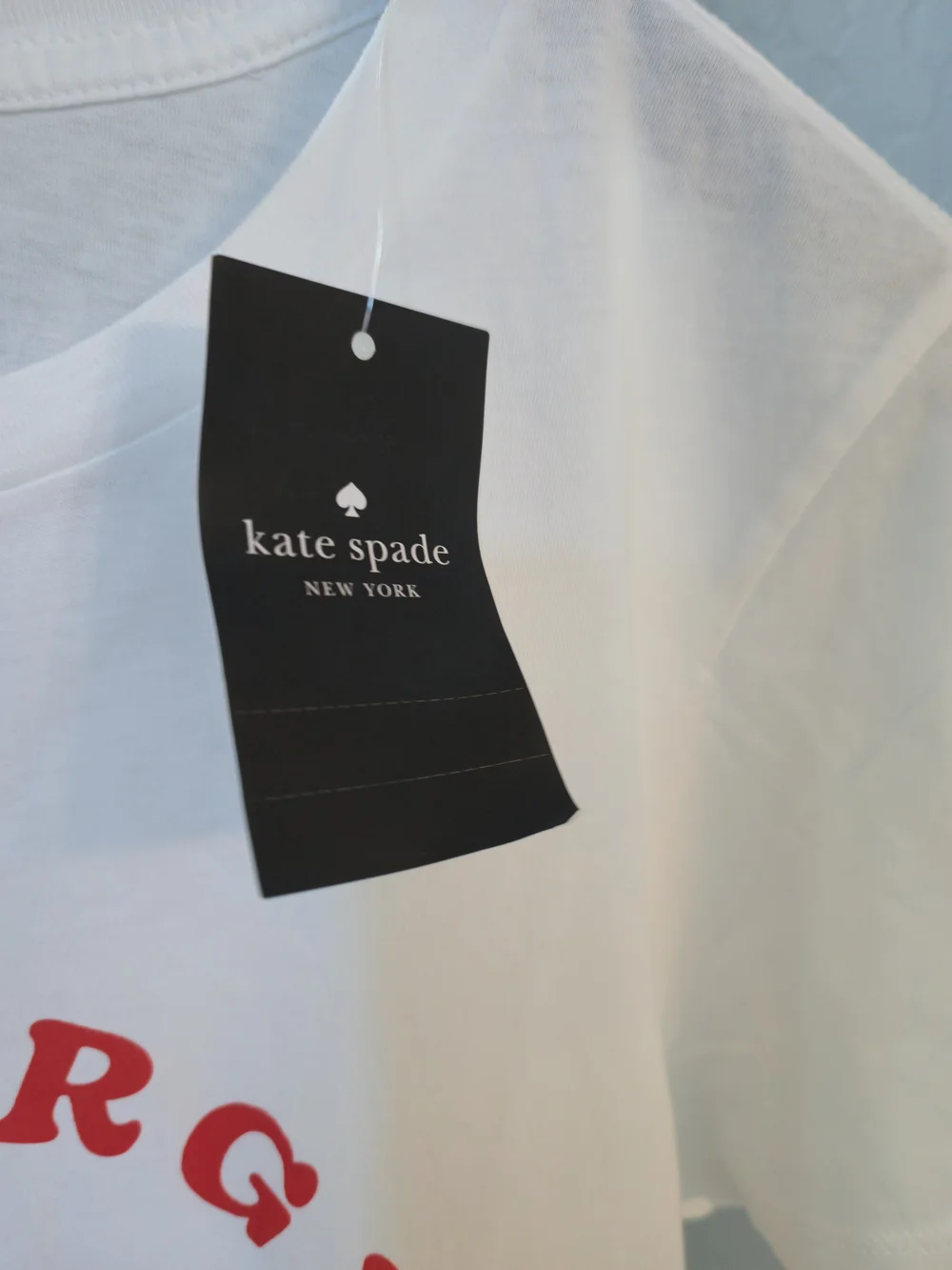 kate spade Burger 100% Cotton Tee NWT Size M